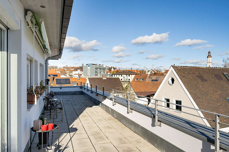 Dachterrasse Ostseite