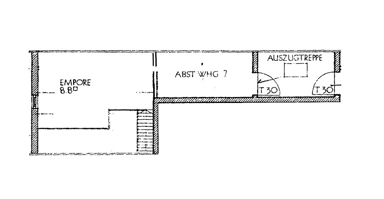Grundriss Galerie