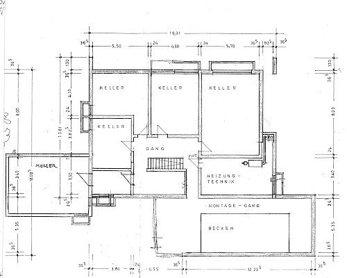 Grundriss Kellergeschoss