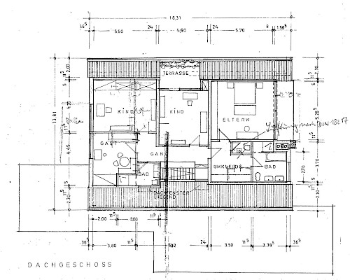 Grundriss Dachgeschoss