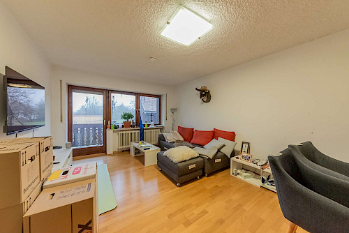 Natur pur! Schöne 2,5-Zimmer-Wohnung mit großzügigem Südbalkon in Marzling zu vermieten - Bild 4716876