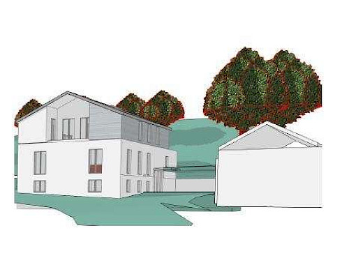 Ihre Chance! Schönes Baugrundstück mit genehmigtem Vorbescheid für ein Zweifamilienhaus - Bild 4150301