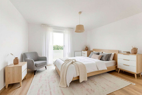 Vom Feinsten! Frisch renovierte 3-Zimmer-Wohnung mit Balkon im Freisinger Norden - Bild 5056331