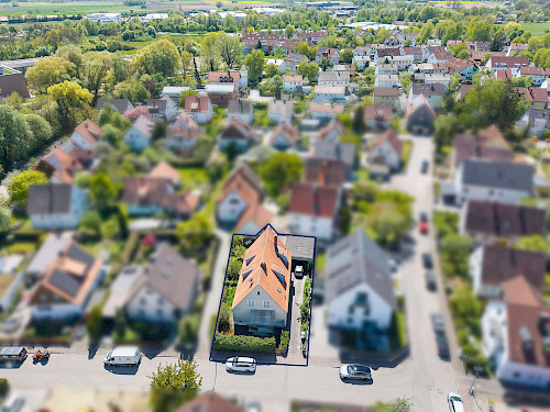 Baugrundstück mit Altbestand nähe Savoyer Au! Bebauung mit Einfamilien- oder Doppelhaus möglich - Bild 5386737