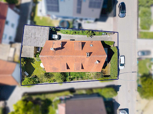 Baugrundstück mit Altbestand nähe Savoyer Au! Bebauung mit Einfamilien- oder Doppelhaus möglich - Bild 5386737