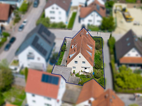 Baugrundstück mit Altbestand nähe Savoyer Au! Bebauung mit Einfamilien- oder Doppelhaus möglich - Bild 5386737