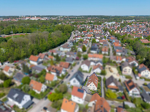 Baugrundstück mit Altbestand nähe Savoyer Au! Bebauung mit Einfamilien- oder Doppelhaus möglich - Bild 5386737