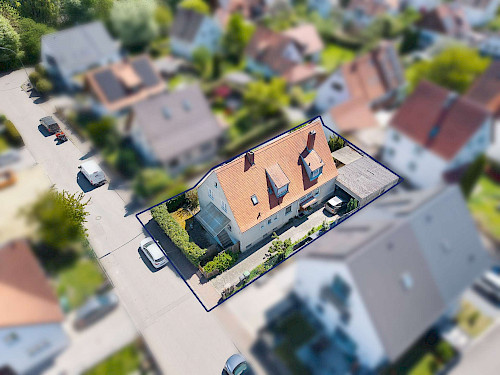 Baugrundstück mit Altbestand nähe Savoyer Au! Bebauung mit Einfamilien- oder Doppelhaus möglich - Bild 5386737