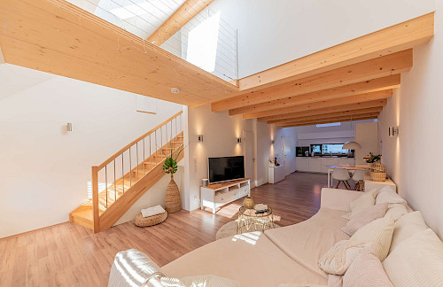 Landliebe! Atemberaubende 2-Zimmer-Maisonette-Wohnung nahe Au/Hallertau - Bild 5513639