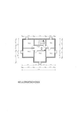 Grundriss Keller
