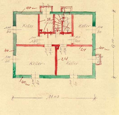Grundriss Keller