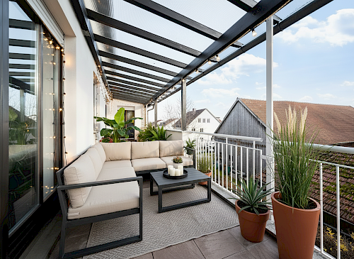 Sonne im Doppelpack! Beeindruckende 3-Zimmer-Wohnung mit zwei Dachterrassen und optimalem Schnitt - Bild 4532010