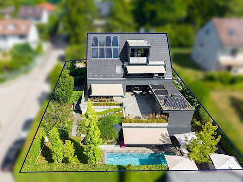 Wo München für Familien am schönsten ist! Zeitgenössische Villa mit Pool in Bestlage von Freising - Bild 4882614