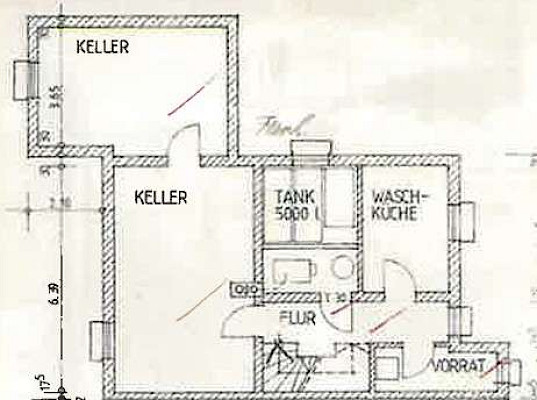 Grundriss Kellergeschoss