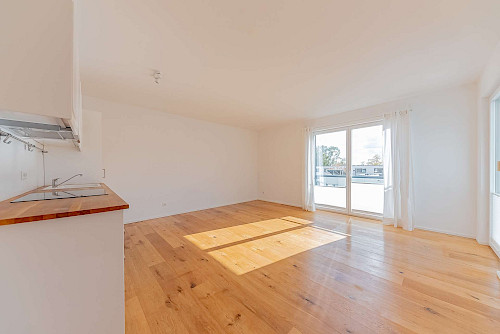 Modernes Wohnen! Schicke 2-Zimmer-Wohnung mit Süd-Balkon und schöner Aussicht - Bild 6294390